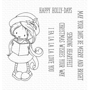 MFT: TI Happy Holly-days Clear Stamps, 4x4 inch