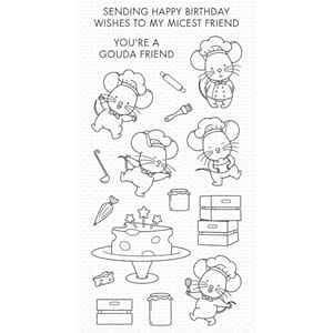 MFT - Micest Friend Clear Stamps, 4x8 inch