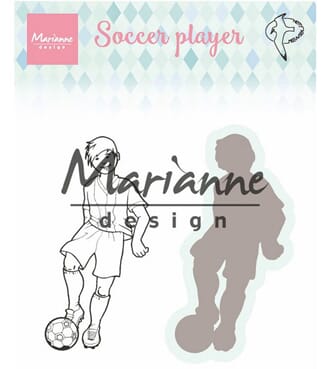 Marianne Design - Hetty's Soccer Player Stamp & Die