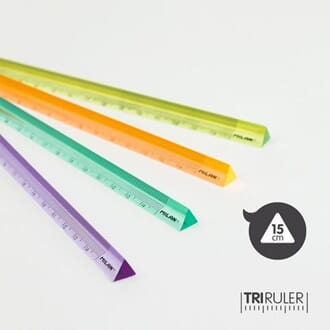 Milan - Triruler, ass. farger, 15 cm
