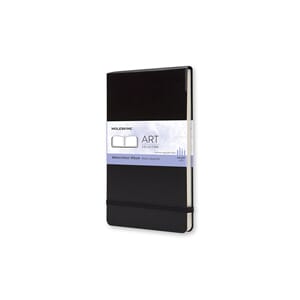 Moleskine Art Watercolor Album Hard L - Blank Black