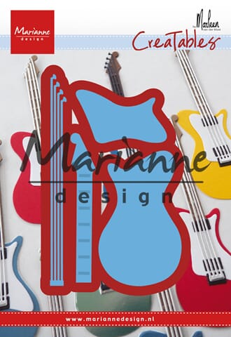 Marianne Design - Guitar by Marleen Creatables dies