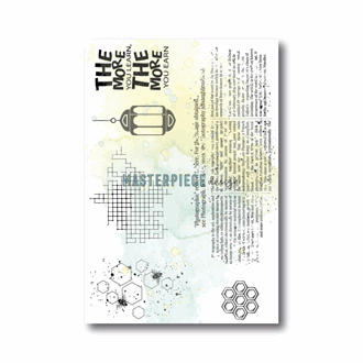 Masterpiece - Bee More 4x6 Inch Clear Stamp Set
