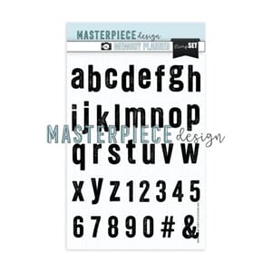 Masterpiece Design - Type Craft Memory Planner Clear Stamps