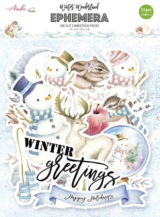 Memory Place: Winter Wonderland Ephemera, 24/Pkg