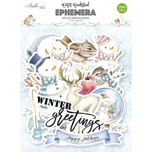 Memory Place: Winter Wonderland Ephemera, 24/Pkg