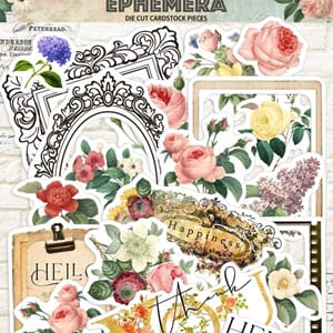 Memory Place: Floral Ephemera, 24/Pkg