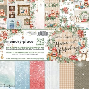 Kawaii Paper Goods -Home for the Holidays 6x6 Inch Paper Kit