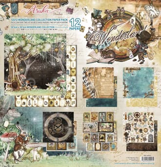 Asuka Studio - Wonderland 12x12 Inch Paper Pack