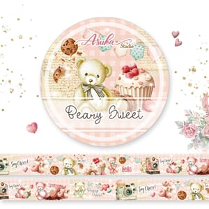 Memory Place - Beary Sweet 1 Washi Tape, 15mm