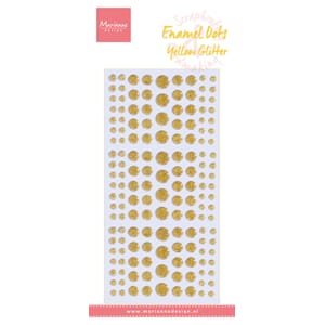 Marianne Design - Yellow Glitter Enamel Dots Duotone