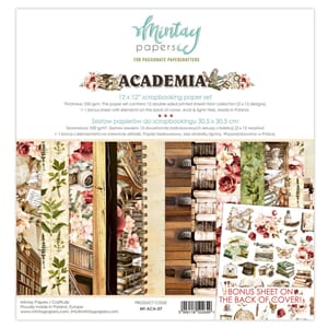 Mintay - Academia 12x12 Inch Scrapbooking Paper Set
