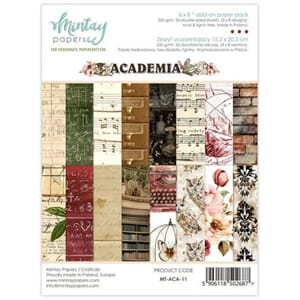 Mintay - Academia 6x8 Inch Add-On Paper Pack
