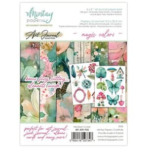 Mintay - Art Journal Paper Pad 6x8 Inch Magic Colors
