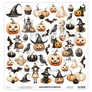 Mintay - Halloween 12x12 Inch Paper Elements