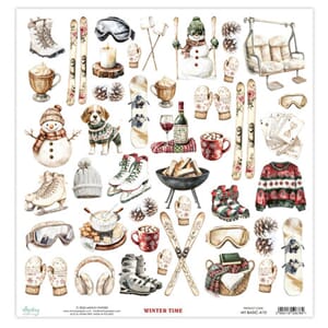 Mintay - Winter Time 12x12 Inch Paper Elements