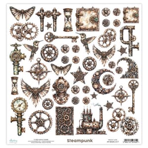 Mintay - Steampunk 12x12 Inch Paper Elements