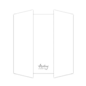 Mintay - White Basic Gate Fold Card Base