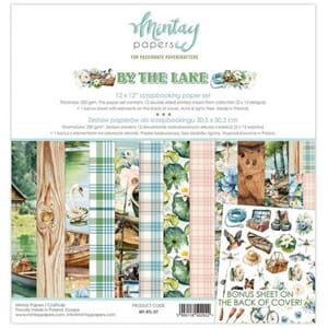Mintay - By The Lake 12x12 Inch Scrapbooking Paper Set