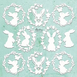 Mintay - Easter Time Chippies Decor 12x12 Inch