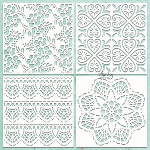 Mintay - Pattern 2 Chippies Decor 12x12 Inch
