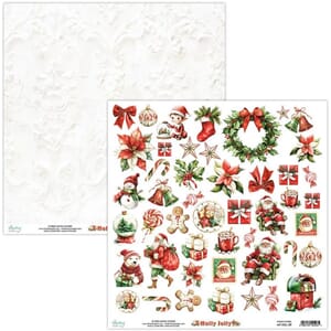 Mintay - Holly Jolly 12x12 Inch Paper Elements