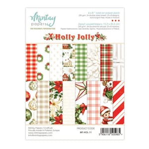 Mintay - Holly Jolly 6x8 Inch Add-On Paper Pack