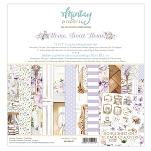 Mintay - Home, Sweet Home 12x12 Inch Scrapbooking Paper Set