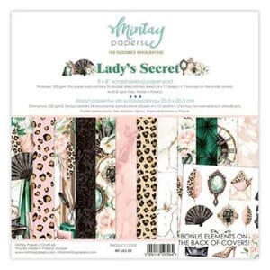 Mintay - Lady's Secret 8x8 Inch Scrapbooking Paper Pad