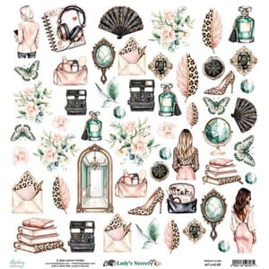 Mintay - Lady's Secret 12x12 Inch Paper Elements