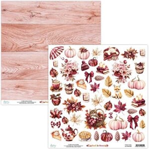 Mintay - Rust & Rose 12x12 Inch Paper Elements