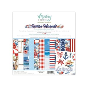 Mintay - Riviera Moments 8x8 Inch Scrapbooking Paper Pad