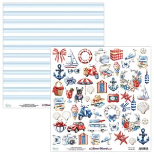 Mintay - Riviera Moments 12x12 Inch Paper Elements