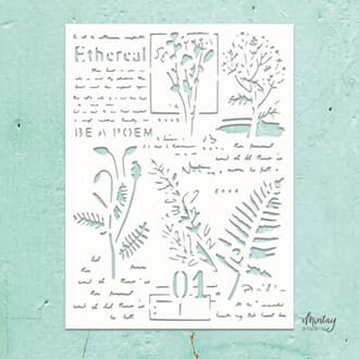 Mintay - Kreativa Stencil 6x8 Inch Mixed 8