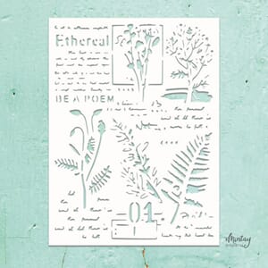 Mintay - Kreativa Stencil 6x8 Inch Mixed 8
