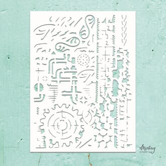 Mintay - Kreativa Stencil 6x8 Inch Mixed 11