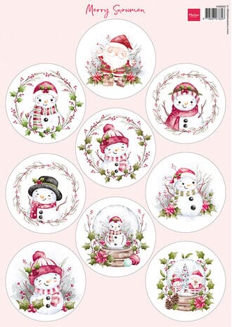 Marianne Design - Merry Snowmen Die-cuts