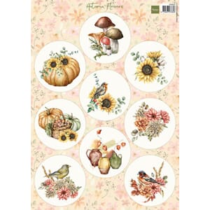 Marianne Design - Decoupage Sheet A4 Autumn Flowers