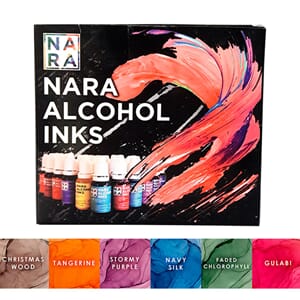 Nara Alcohol Ink - Box no 3, 6 x 15ml