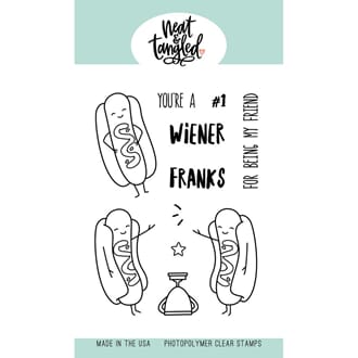 Neat & Tangled: Hot Dog Clear Stamps, 3x4 inch