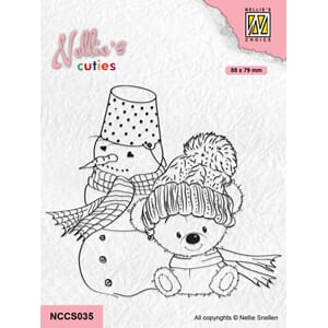 Nellie Snellen - Winter Friends Cuties Clear Stamp
