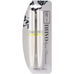 Nuvo :Aqua Shimmer Glitter Gloss Pens, 2/Pkg