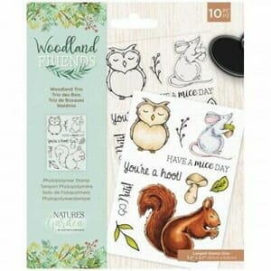 Crafters Comp. Woodland Trio Woodland Friends Stamps