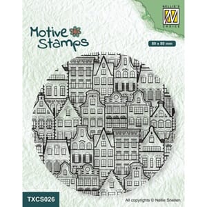 Nellie Snellen - Dancing Houses Clear Stamps