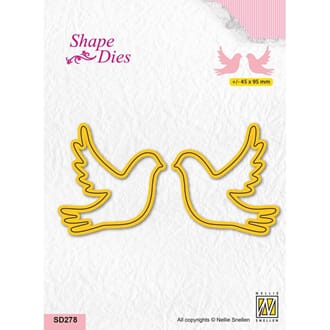 Nellie Snellen - Doves Shape Dies