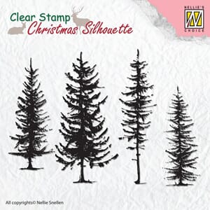 Nellie Snellen - Pine trees Clear Stamps