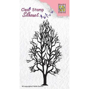Nellie Snellen - Tree 2 Silhouette Clear Stamps