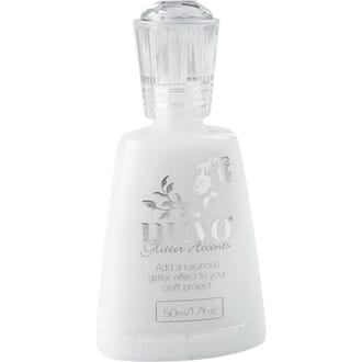 Nuvo Glitter Accents - Fresh Snowfall, 1.7oz
