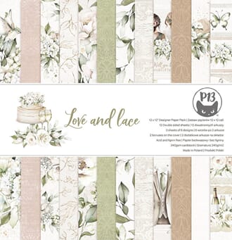 P13 - Love and Lace 12x12 Inch Paper Pad