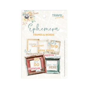 P13 - Travel Journal Ephemera Frames & Words